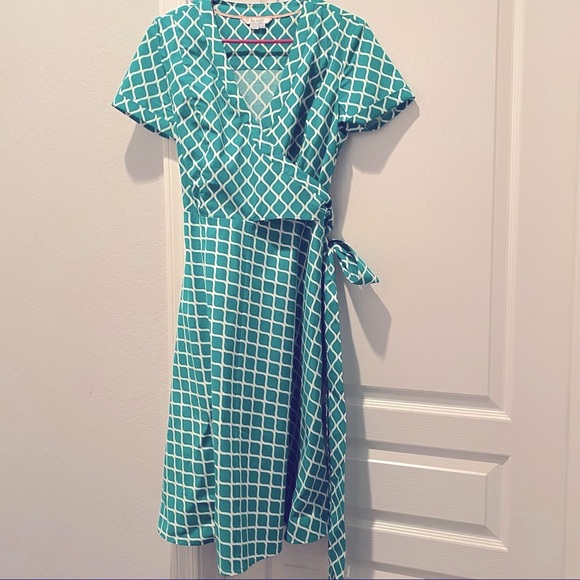 Boden Kelly Green Wrap Dress ZP1 - Picture 2 of 8